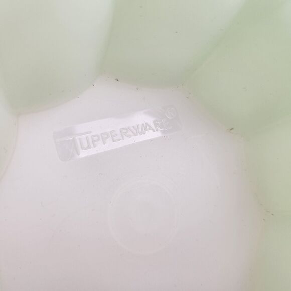 Vintage Tupperware 3 pcs Jello Mold Jell-N-Serve Mint Green with Insert & Lid - Picture 7 of 7